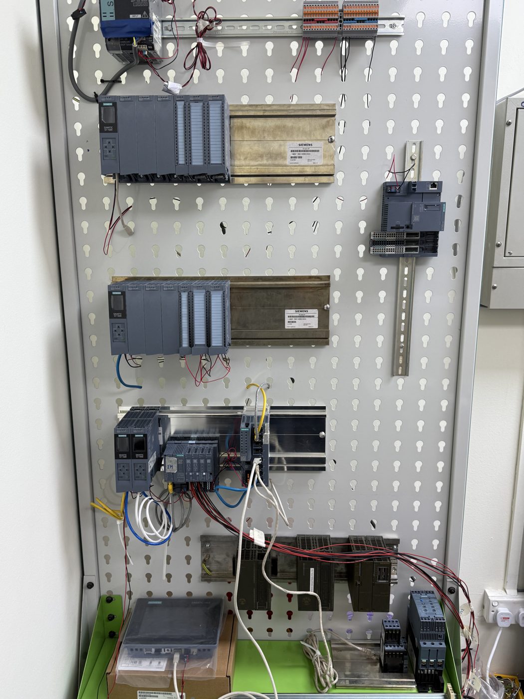 Siemens SIMATIC display rack at Centech Industries office
