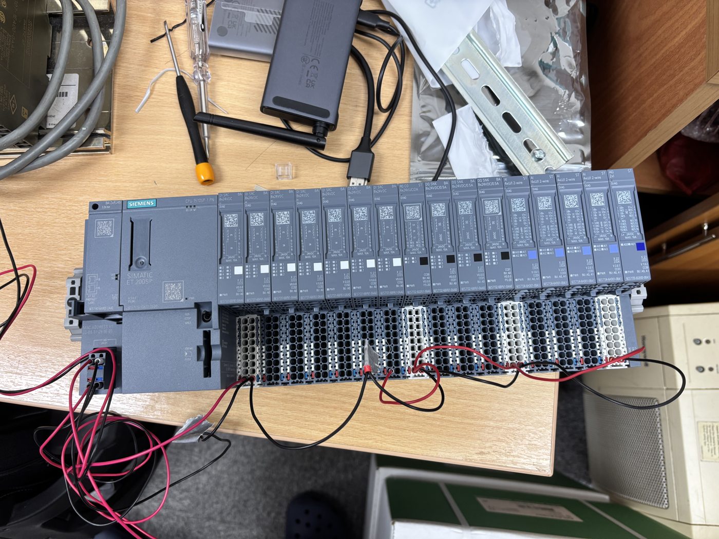 ET200SP HA factory acceptance test in progress — Centech