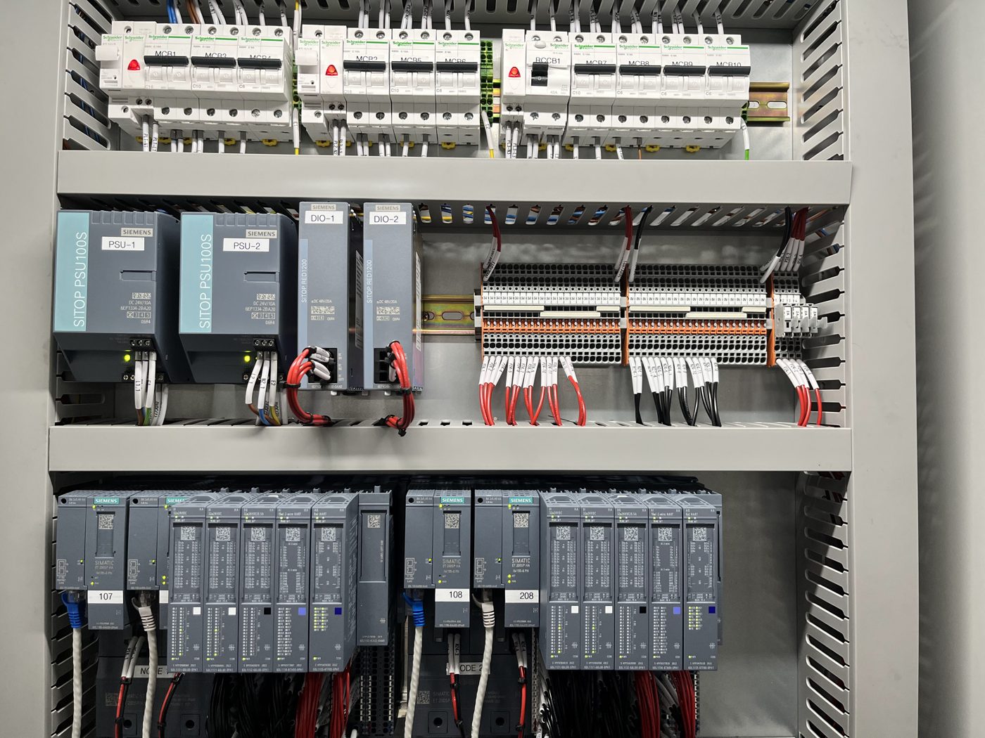 ET200SP HA I/O modules in process plant installation