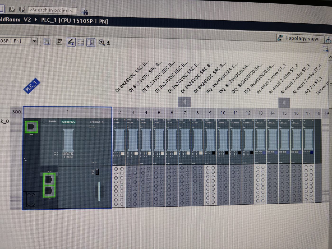 Siemens hardware configuration and engineering work — Centech